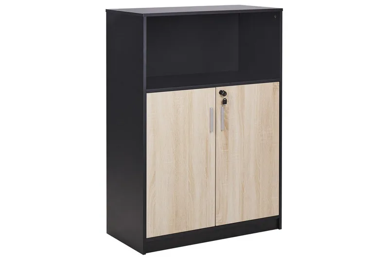 Dokumentskåp Svart, Beige, undefined