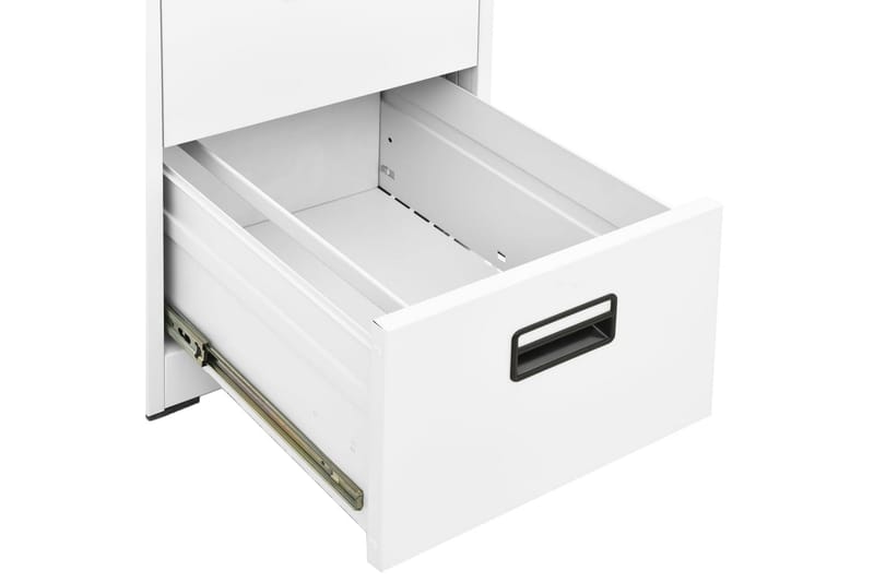 Arkivskap 46x62x102,5 cm stål hvit - Hvit - Oppbevaring - Skap - Oppbevaringsskap - Kontorskap - Dokumentskap