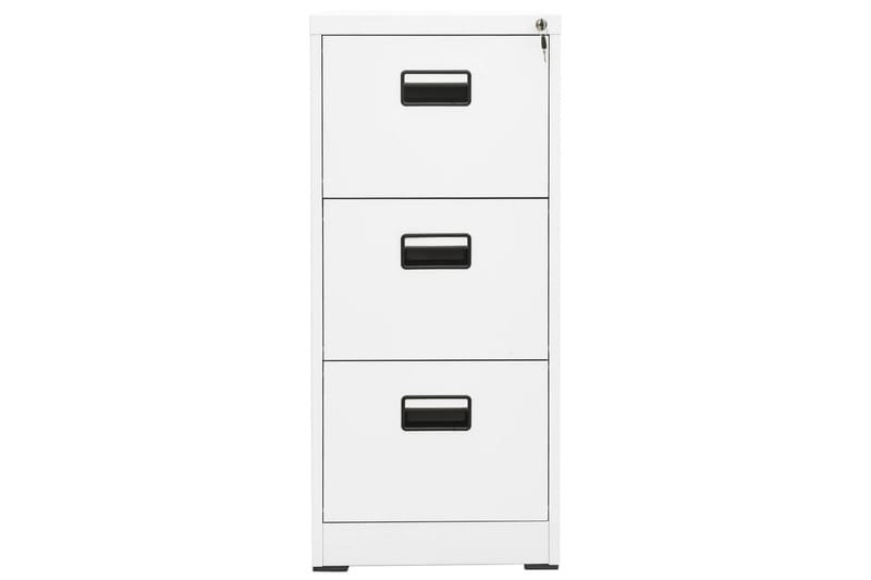 Arkivskap 46x62x102,5 cm stål hvit - Hvit - Oppbevaring - Skap - Oppbevaringsskap - Kontorskap - Dokumentskap
