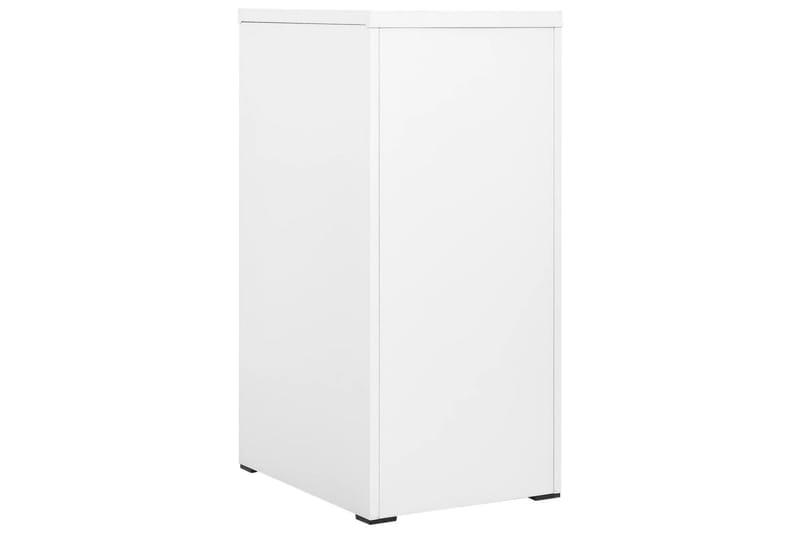 Arkivskap 46x62x102,5 cm stål hvit - Hvit - Oppbevaring - Skap - Oppbevaringsskap - Kontorskap - Dokumentskap