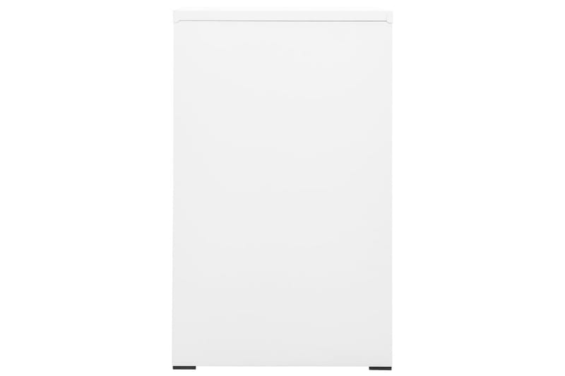 Arkivskap 46x62x102,5 cm stål hvit - Hvit - Oppbevaring - Skap - Oppbevaringsskap - Kontorskap - Dokumentskap