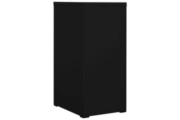 Arkivskap 46x62x102,5 cm stål svart - Svart - Oppbevaring - Skap - Oppbevaringsskap - Kontorskap - Dokumentskap