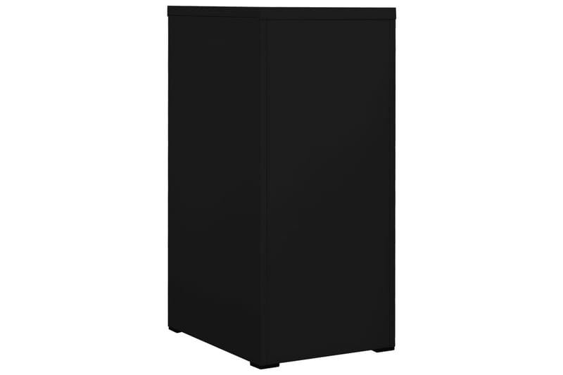 Arkivskap 46x62x102,5 cm stål svart - Svart - Oppbevaring - Skap - Oppbevaringsskap - Kontorskap - Dokumentskap