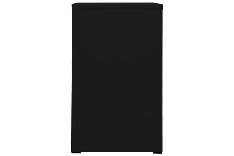 Arkivskap 46x62x102,5 cm stål svart - Svart - Oppbevaring - Skap - Oppbevaringsskap - Kontorskap - Dokumentskap