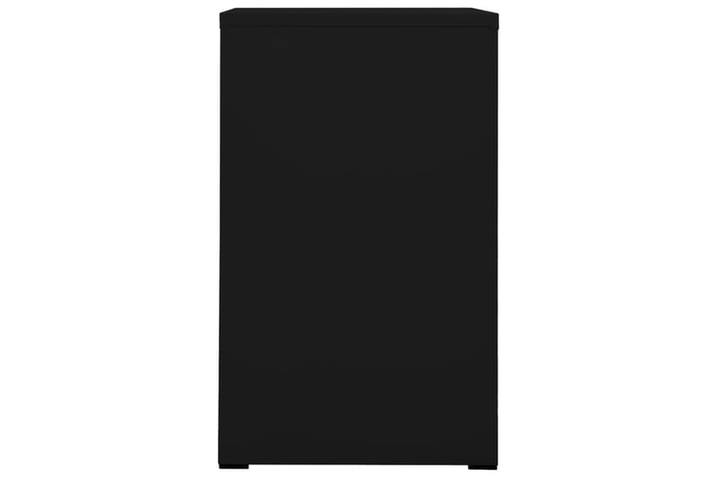 Arkivskap 46x62x102,5 cm stål svart - Svart - Dokumentskap - Kontormøbler