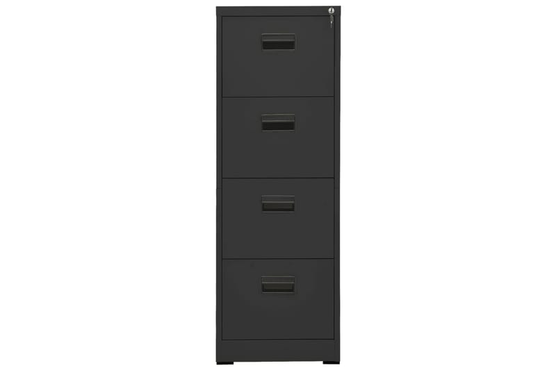 Arkivskap 46x62x133 cm stål antrasitt - Antrasittgrå - Oppbevaring - Skap - Oppbevaringsskap - Kontorskap - Dokumentskap