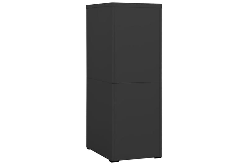 Arkivskap 46x62x133 cm stål antrasitt - Antrasittgrå - Oppbevaring - Skap - Oppbevaringsskap - Kontorskap - Dokumentskap