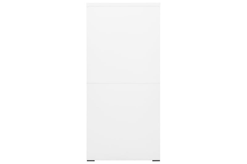 Arkivskap 46x62x133 cm stål hvit - Hvit - Oppbevaring - Skap - Oppbevaringsskap - Kontorskap - Dokumentskap