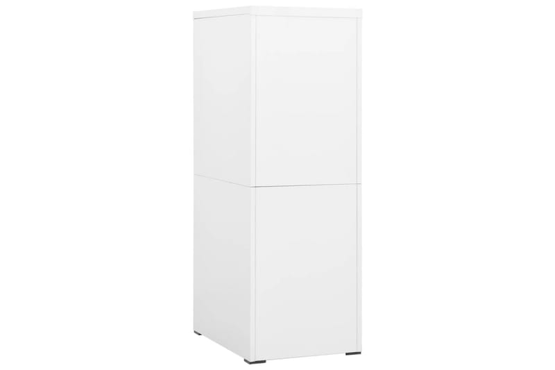 Arkivskap 46x62x133 cm stål hvit - Hvit - Oppbevaring - Skap - Oppbevaringsskap - Kontorskap - Dokumentskap