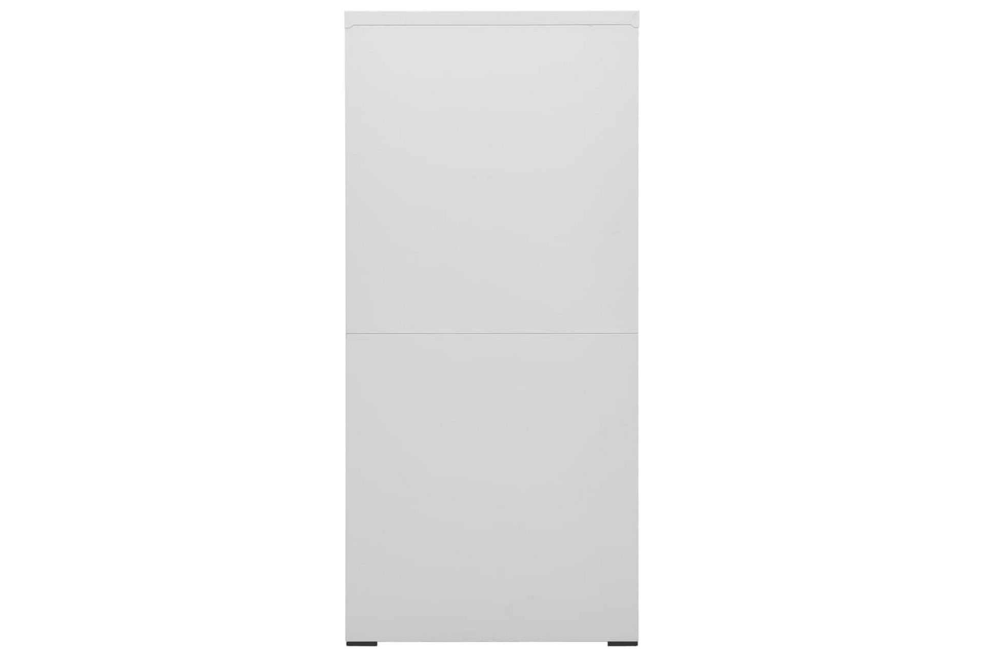 Arkivskap 46x62x133 cm stål lysegrå - Grå - Oppbevaring - Skap - Oppbevaringsskap - Kontorskap - Dokumentskap