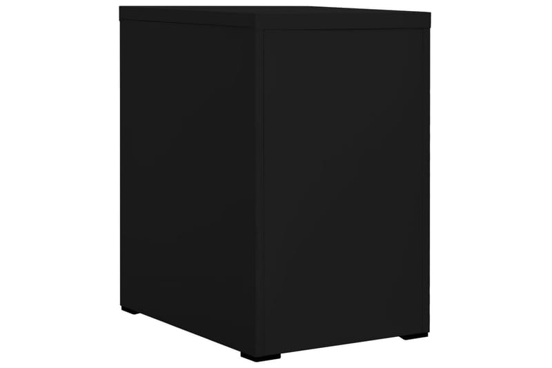 Arkivskap 46x62x72,5 cm stål svart - Svart - Oppbevaring - Skap - Oppbevaringsskap - Kontorskap - Dokumentskap