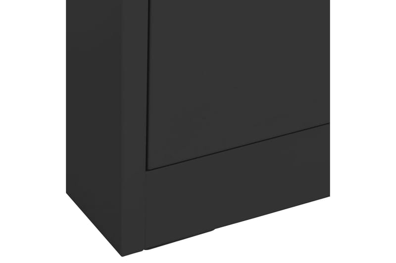 Arkivskap 90x46x72,5 cm stål antrasitt - Antrasittgrå - Dokumentskap - Kontormøbler