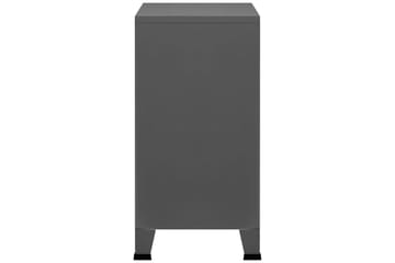 Arkivskap antrasitt 75x40x80 cm stål - Antrasittgrå - Oppbevaring - Skap - Oppbevaringsskap - Kontorskap - Dokumentskap