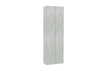 Kontorskap betonggrå 60x32x190 cm sponplate - Grå - Oppbevaring - Skap - Oppbevaringsskap - Kontorskap - Dokumentskap