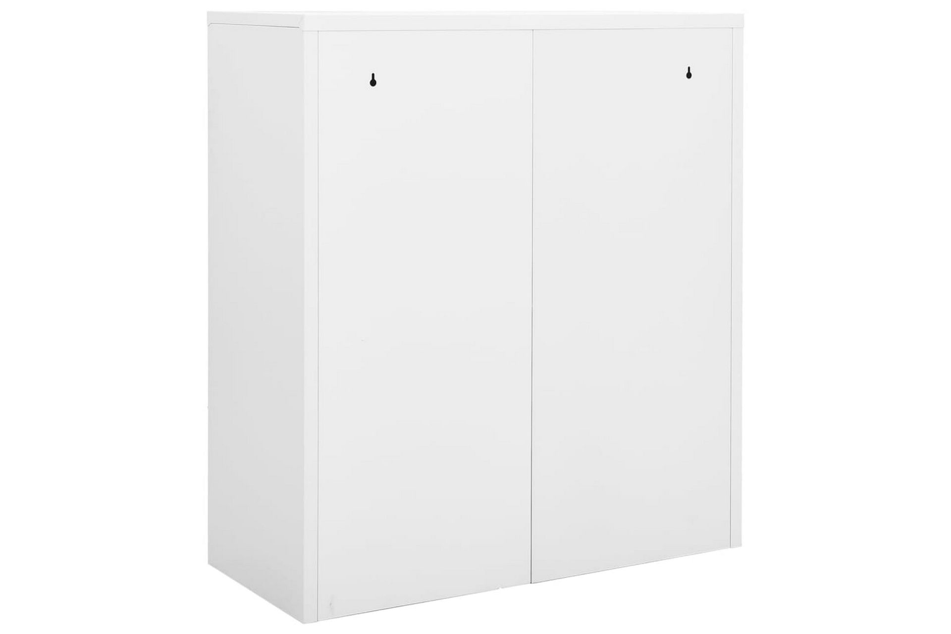 Kontorskap hvit 90x40x102 cm stål - Hvit - Oppbevaring - Skap - Oppbevaringsskap - Kontorskap - Dokumentskap