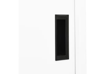 Kontorskap med skyvedør 90x40x180 cm stål hvit - Hvit - Oppbevaring - Skap - Oppbevaringsskap - Kontorskap - Dokumentskap