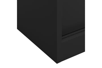 Kontorskap med skyvedør 90x40x90 cm stål antrasitt - Antrasittgrå - Oppbevaring - Skap - Oppbevaringsskap - Kontorskap - Dokumentskap