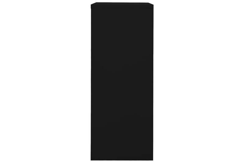 Kontorskap svart 90x40x102 cm stål - Svart - Oppbevaring - Skap - Oppbevaringsskap - Kontorskap - Dokumentskap