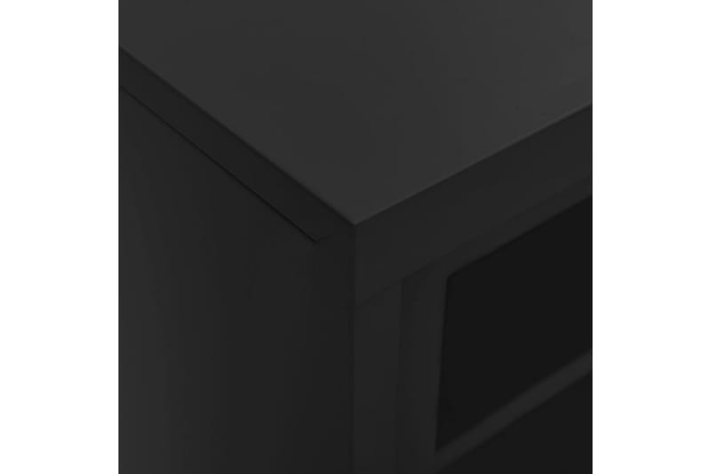Skap med skyvedør 90x40x90 cm stål antrasitt - Antrasittgrå - Oppbevaring - Skap - Oppbevaringsskap - Kontorskap - Dokumentskap