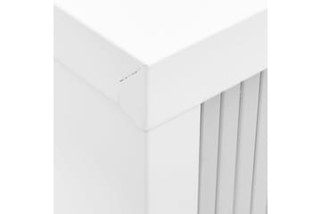 Skap med skyvedør 90x40x90 cm stål grå - Grå - Oppbevaring - Skap - Oppbevaringsskap - Kontorskap - Dokumentskap