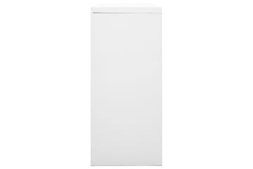 Skap med skyvedør 90x40x90 cm stål grå - Grå - Oppbevaring - Skap - Oppbevaringsskap - Kontorskap - Dokumentskap