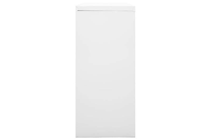 Skap med skyvedør 90x40x90 cm stål grå - Grå - Oppbevaring - Skap - Oppbevaringsskap - Kontorskap - Dokumentskap