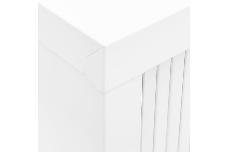 Skap med skyvedør 90x40x90 cm stål hvit - Hvit - Oppbevaring - Skap - Oppbevaringsskap - Kontorskap - Dokumentskap