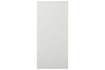 Skap med skyvedør 90x40x90 cm stål lysegrå - Grå - Oppbevaring - Skap - Oppbevaringsskap - Kontorskap - Dokumentskap