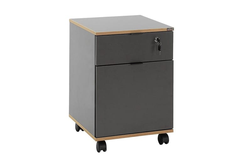 Flerbruks Kapasitetskap Noriorsteadra Antrasitt / Eik, Gråfarget tre/Antrasitt