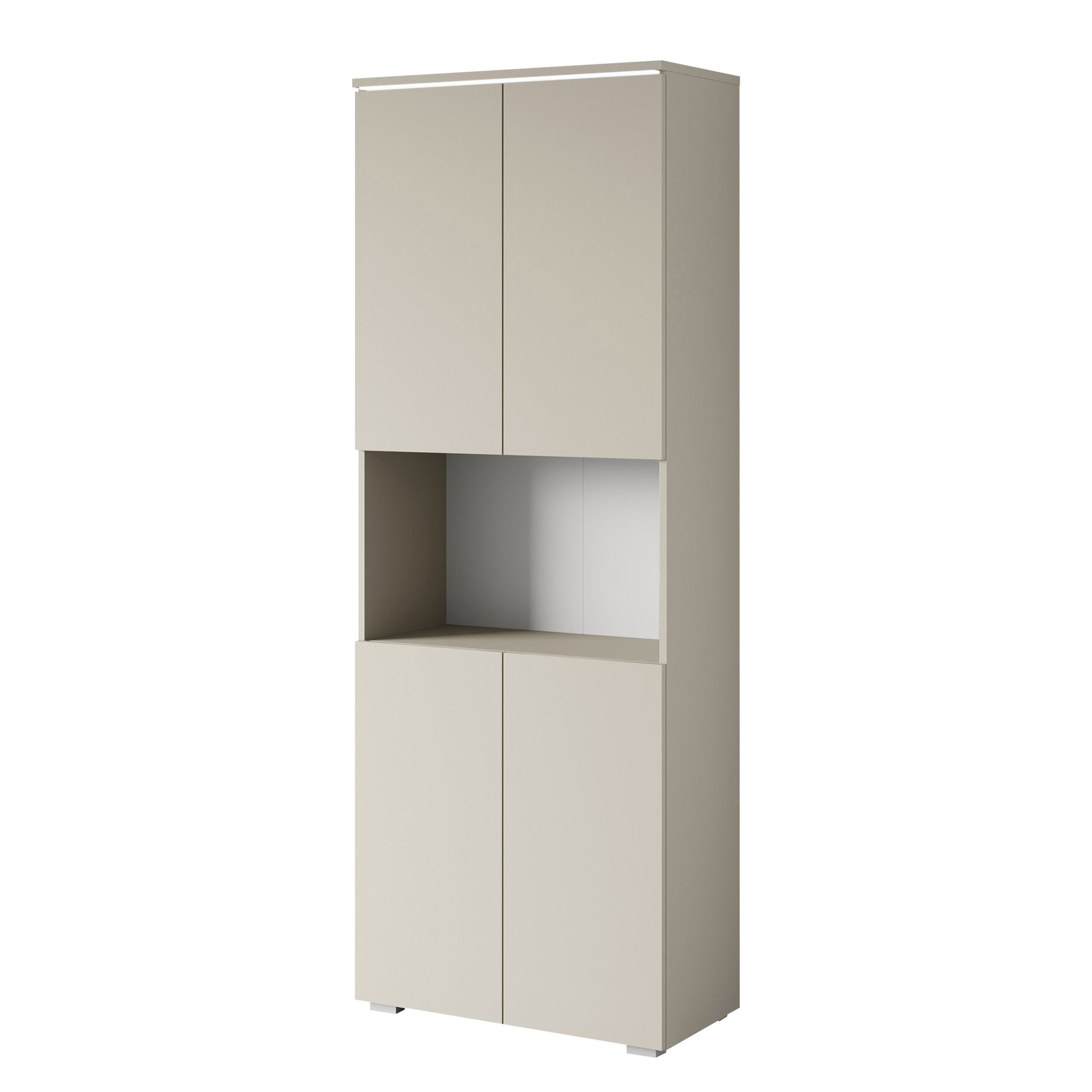 garderobeskap Dokumentskap VERA 70 + LED beige -
