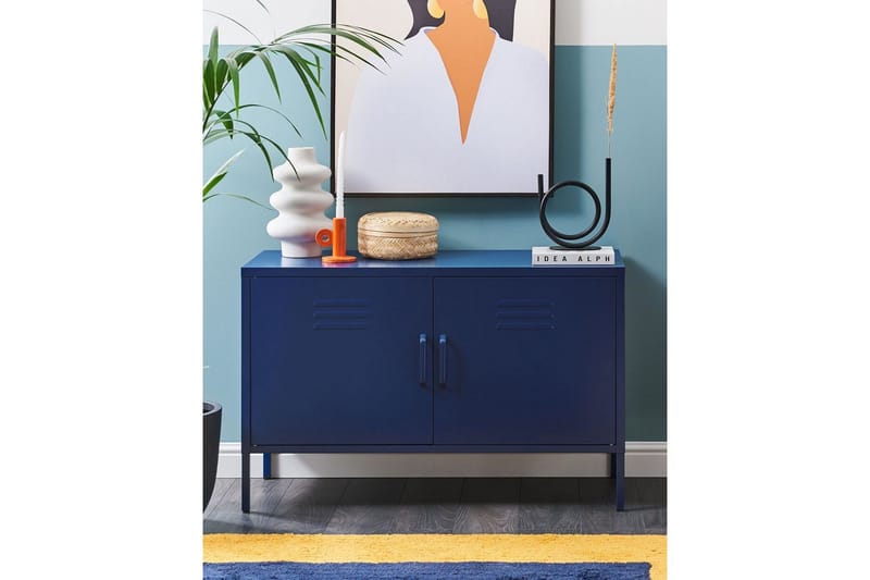 Kontorsskap Uria Blå - Blå - Oppbevaring - Skap - Oppbevaringsskap - Kontorskap - Dokumentskap