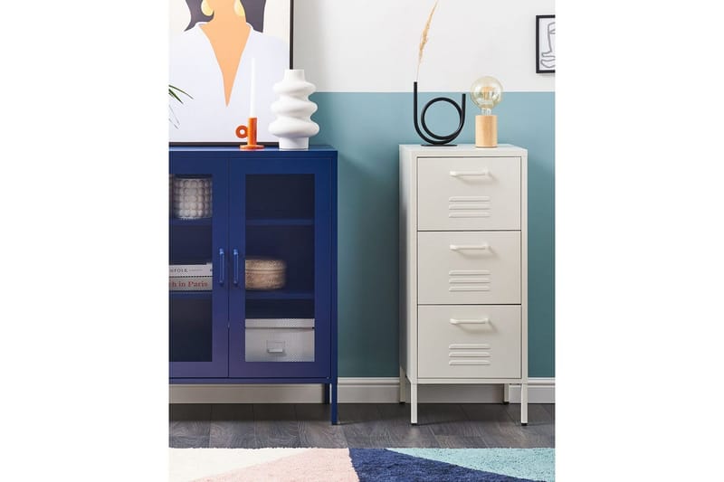 Kontorsskap Wostok Hvit - Hvit - Oppbevaring - Skap - Oppbevaringsskap - Kontorskap - Arkivskap & hengemappeskap