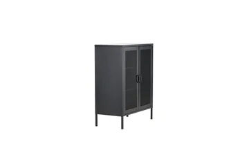 Skap Misha - Svart, 40x80x102 - Oppbevaring - Skap - Oppbevaringsskap - Kontorskap - Dokumentskap