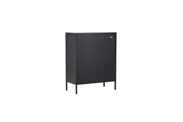 Skap Misha - Svart, 40x80x102 - Oppbevaring - Skap - Oppbevaringsskap - Kontorskap - Dokumentskap