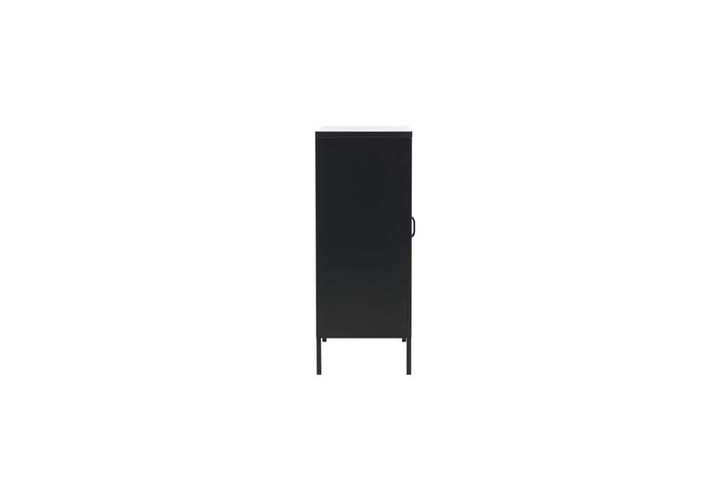 Skap Misha - Svart, 40x80x102 - Oppbevaring - Skap - Oppbevaringsskap - Kontorskap - Dokumentskap