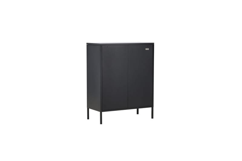 Skap Misha - Svart, 40x80x102 - Oppbevaring - Skap - Oppbevaringsskap - Kontorskap - Dokumentskap