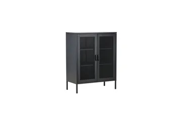 Skap Misha - Svart, 40x80x102 - Oppbevaring - Skap - Oppbevaringsskap - Kontorskap - Dokumentskap