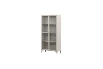 Skap Piring - Beige - Oppbevaring - Skap - Vitrineskap