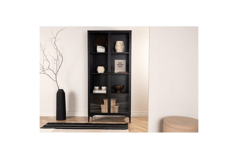 Skap Piring - Svart - Oppbevaring - Skap - Oppbevaringsskap - Kontorskap - Dokumentskap