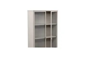 Skap Piring - Beige - Oppbevaring - Skap - Vitrineskap
