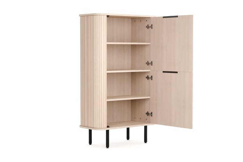 Kopparbo Høyskap - Lyst hvitlasert eiketre - Oppbevaring - Skap - Oppbevaringsskap