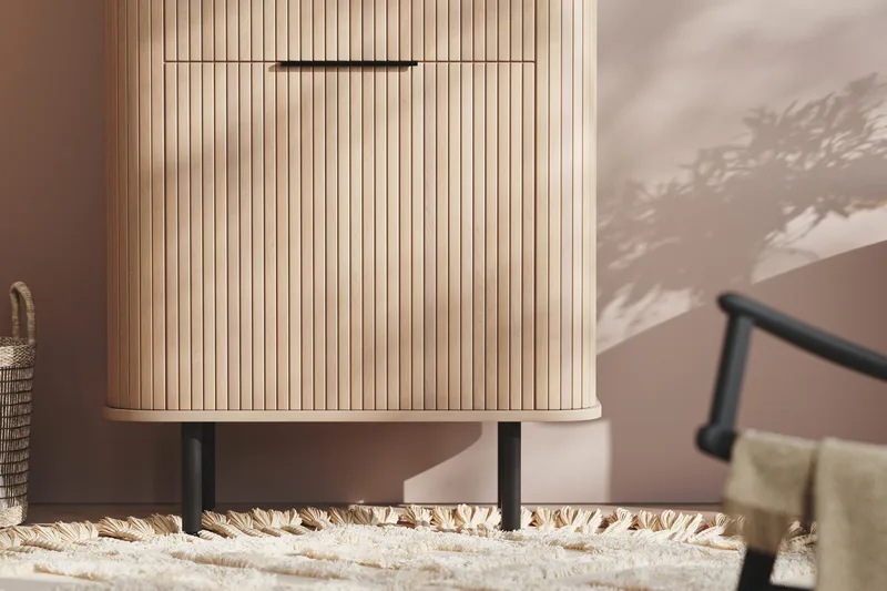 Kopparbo Høyskap - Lyst hvitlasert eiketre - Oppbevaring - Skap - Oppbevaringsskap