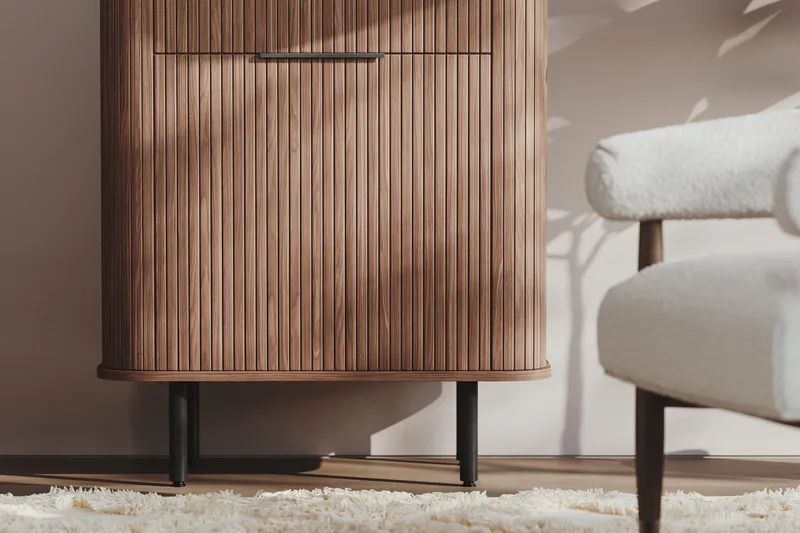 Kopparbo Høyskap - Mørk brun valnøttre - Oppbevaring - Skap - Oppbevaringsskap