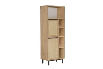 Liyakat Highboard - Eik/Valnøtt - Oppbevaring - Skap - Oppbevaringsskap