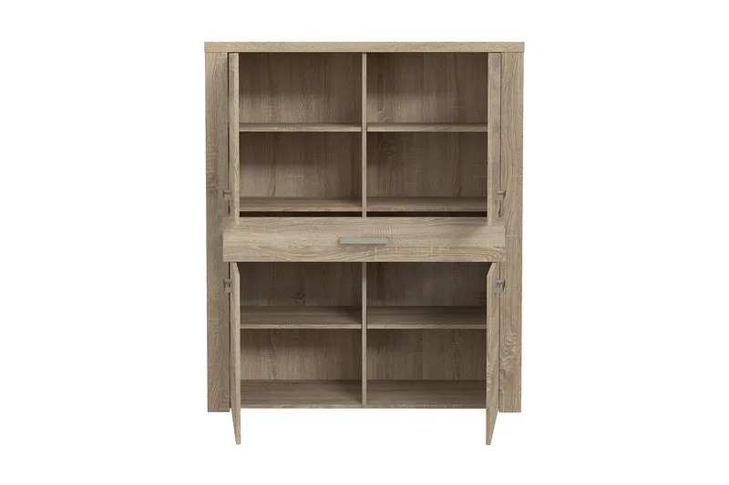Loannia Highboard 42x117 cm - Brun - Oppbevaring - Skap - Oppbevaringsskap