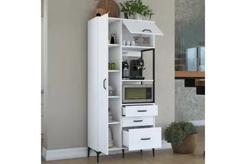 Manorma Highboard - Hvit - Oppbevaring - Skap - Oppbevaringsskap