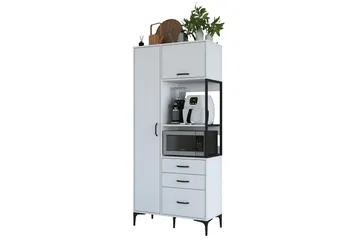 Manorma Highboard - Hvit - Oppbevaring - Skap - Oppbevaringsskap