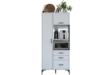 Manorma Highboard - Hvit - Oppbevaring - Skap - Oppbevaringsskap