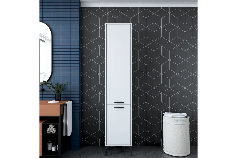 Manorma Highboard - Hvit - Oppbevaring - Skap - Oppbevaringsskap