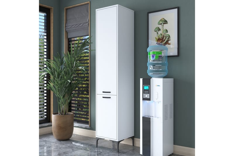 Manorma Highboard - Hvit - Oppbevaring - Skap - Oppbevaringsskap
